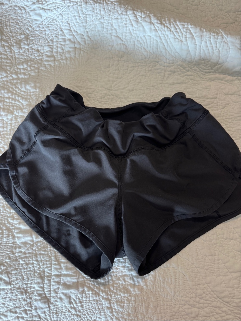 Lululemon speed up running shorts size 2 black